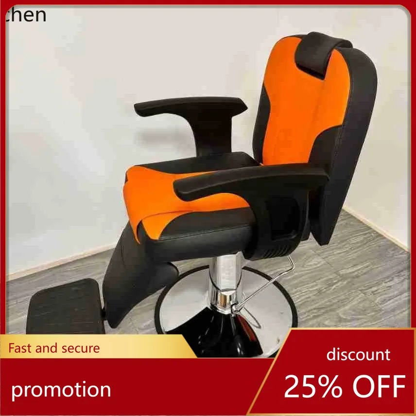 

ZMLr Hairdressing Chair Salon Exclusive Barber Shop Haircut Chair