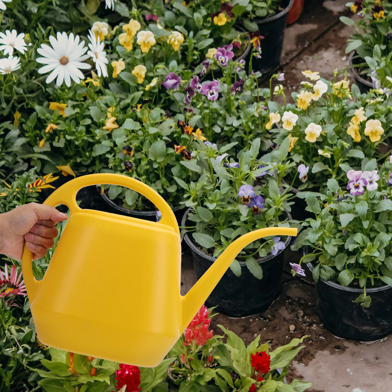 

Long Mouth Watering Can for Plants Outdoor Irrigation Indoor Garden Pot Copper Houseplant Handheld Flower