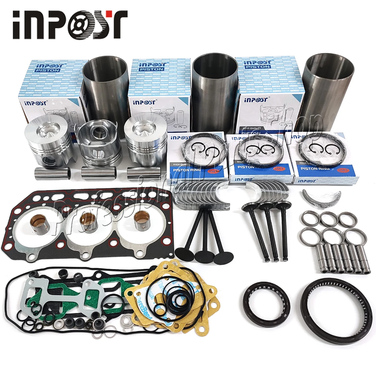 3TNB84 Overhaul Rebuild Kit With Valve Kit For Yanmar Engine 3TNB84 3TNB84-RB 3TNB84-RBP 3TNB84-RE