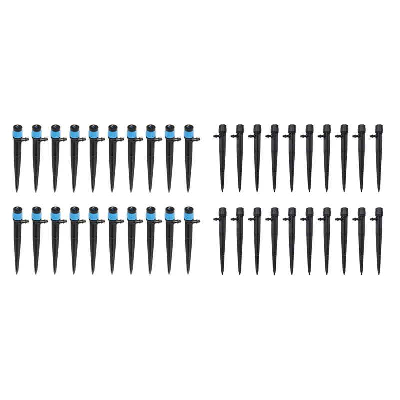 

360 Degrees Garden Water Irrigation System Scattering Dripper Water Nozzle For 4/7Mm 1/4Inch Hose , A