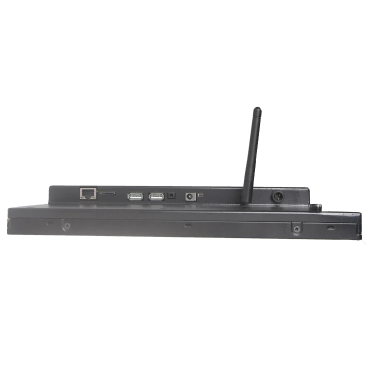 Striscia pubblicitaria allungabile larga 37 pollici bordo ripiano schermo a barra LCD ultra sottile montato a parete display LCD allungato