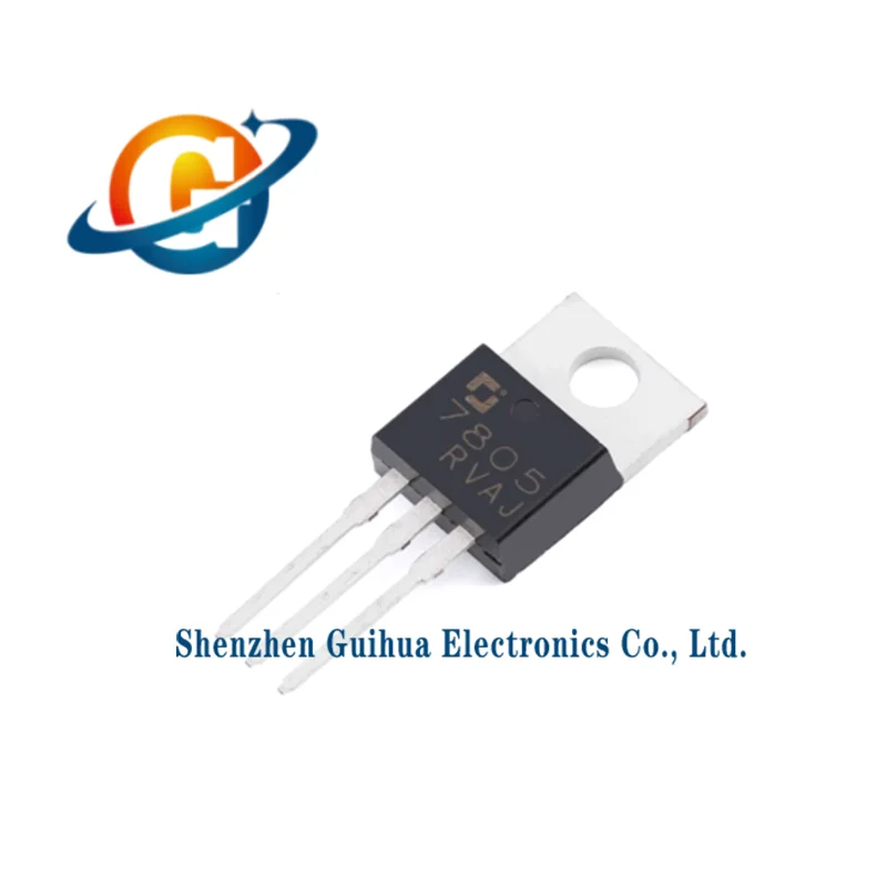 10pcs brand new original CJ7805 direct insertion TO-220 5V 1.5A three-way voltage regulator regulator regulator 7805