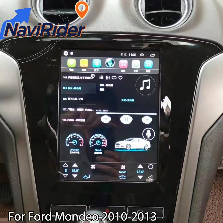 9.7inch Android 15 Car Radio Multimedia Video Player For Ford Mondeo 2010-2013 Navigation WiFi 4G 2din GPS Bluetooth Stereo Auto