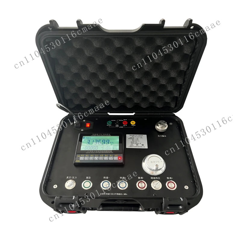 Portable Semi-Automatic Barometric Pressure Calibrator NM-402-92 to 6Mpa Aluminum SS for Pressure Gauge Measuring Instrument