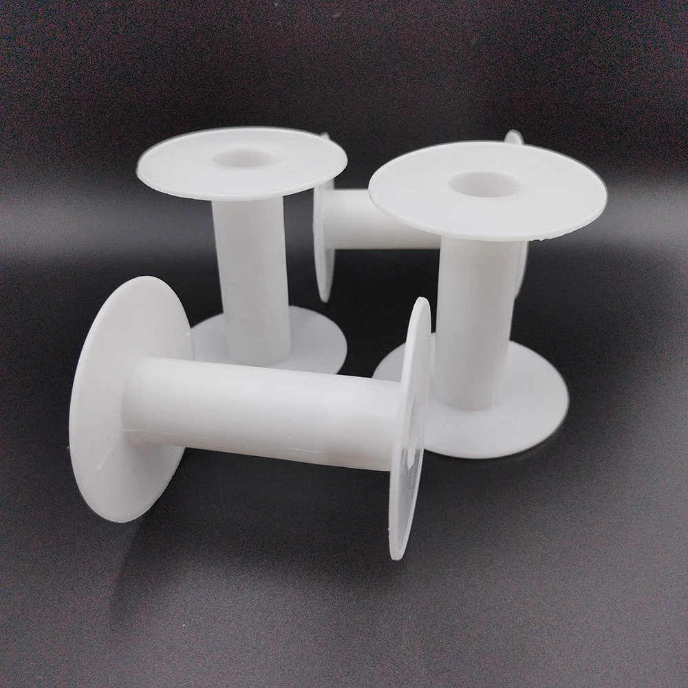 

2Pcs White Plastic Empty Wire Axis Coil Winding Machine For DIY Beaded Sewing Cross-Stitch Supplies Winding Accessories Crafts