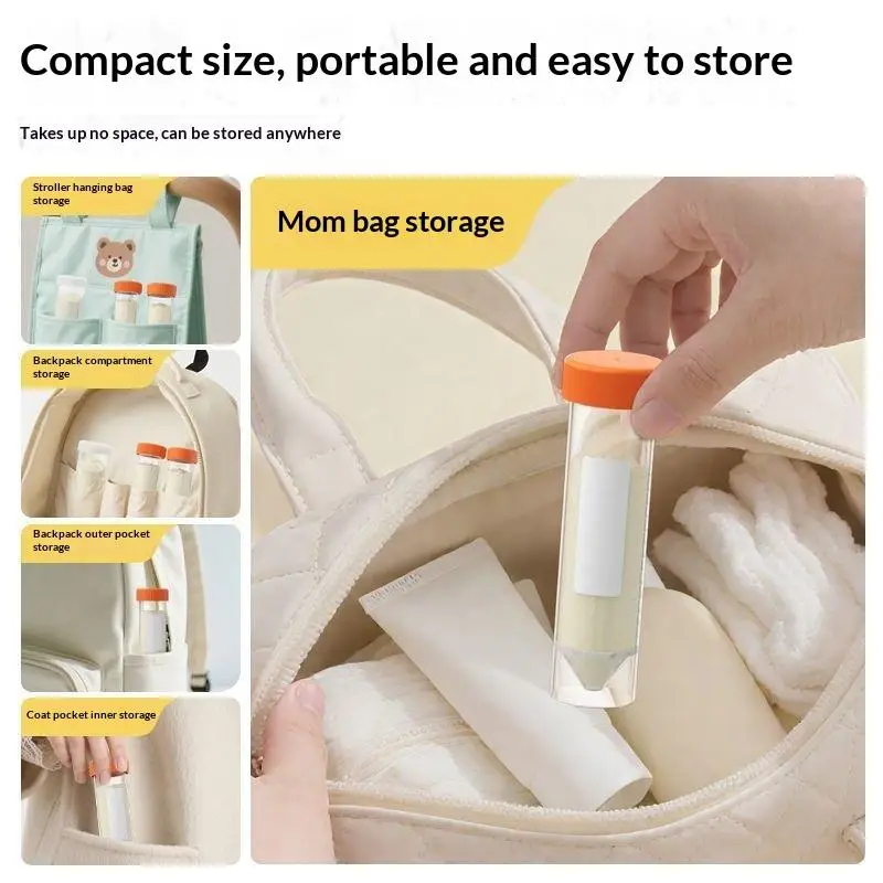 Portable Airtight Milk Powder Box with Storage Bag Ideal for Travel Camping and More