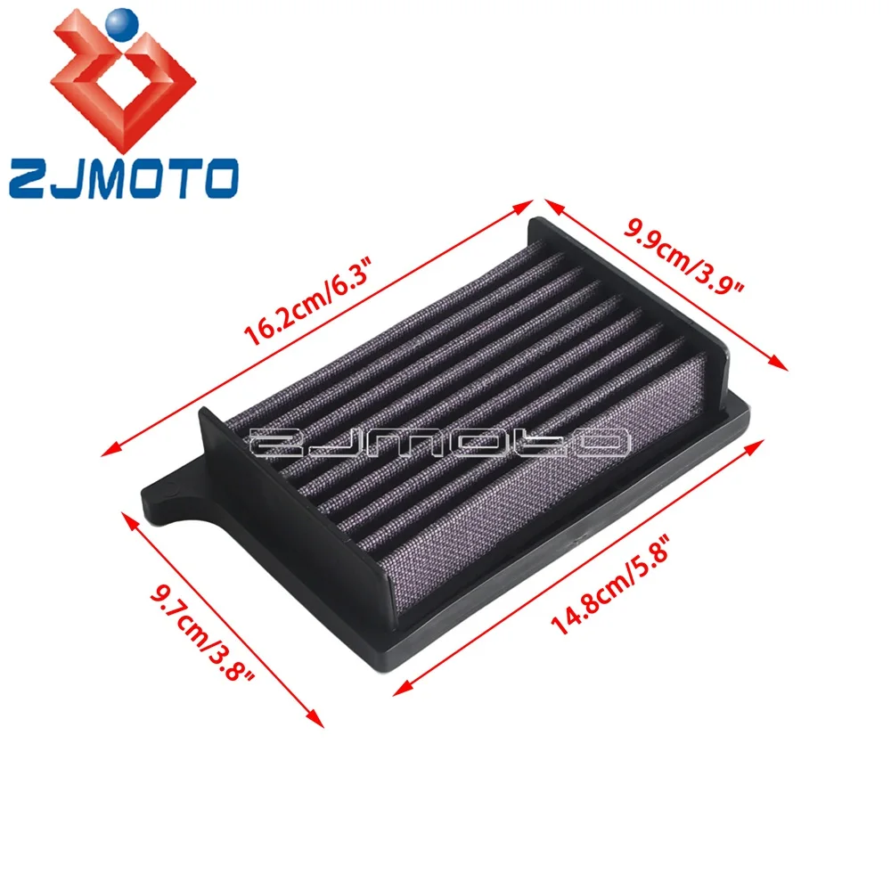Motorcycle ABS Air Filter Non-Woven Fabric Repeated Cleaning Use Air Intake Filter For Tiger Sport 660 22-24 Trident 660 21-24