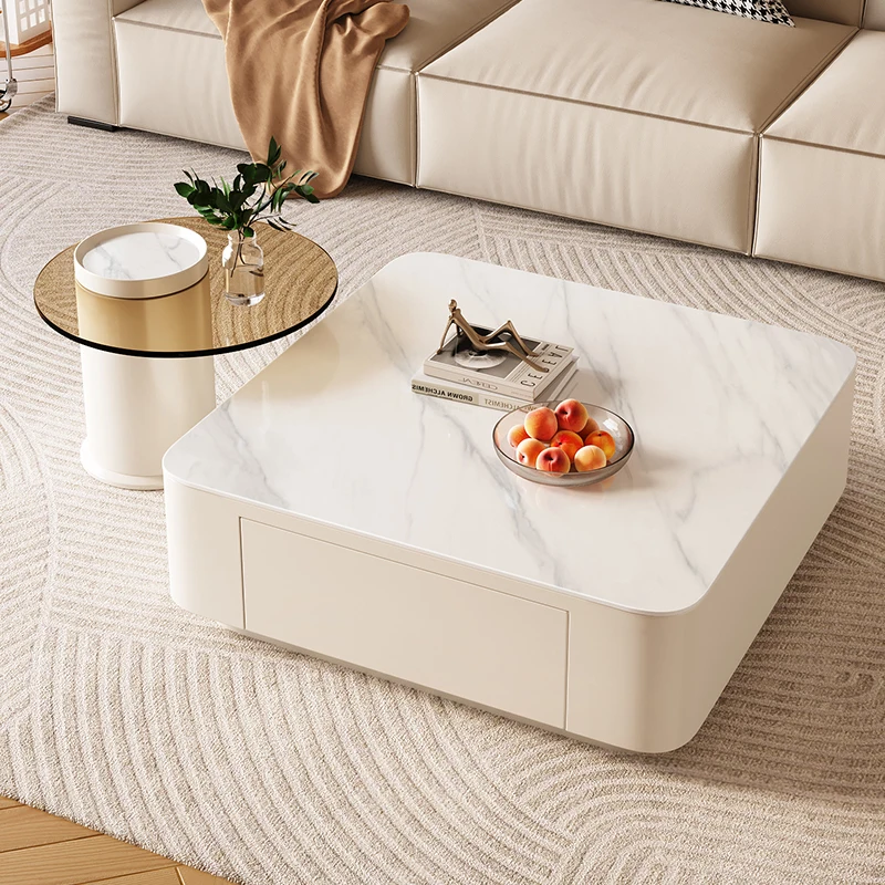 

Simple Square Coffee Tables Modern Luxury Design Desk Coffee Tables White Clear Mesas De Centro Para Sala Home Furniture