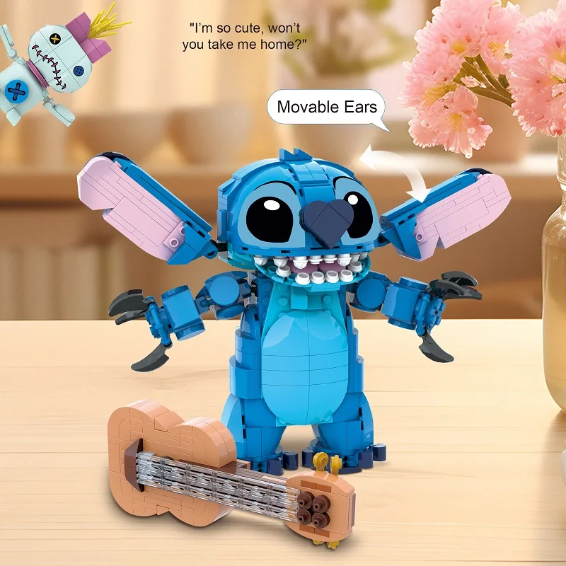 2026 New Lilo & Stitch Building Blocks Set DIY Assembly Bricks Model Cartoon Collectible Toy BirthdayGift for Fans..... - view 5