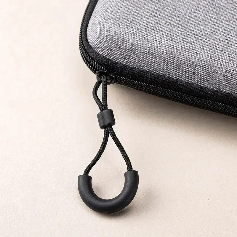 

Portable Headphone USB Data Cable Charger U Stick Storage Case Shockproof Protective Case Mini Grey Digital Product Storage Bag