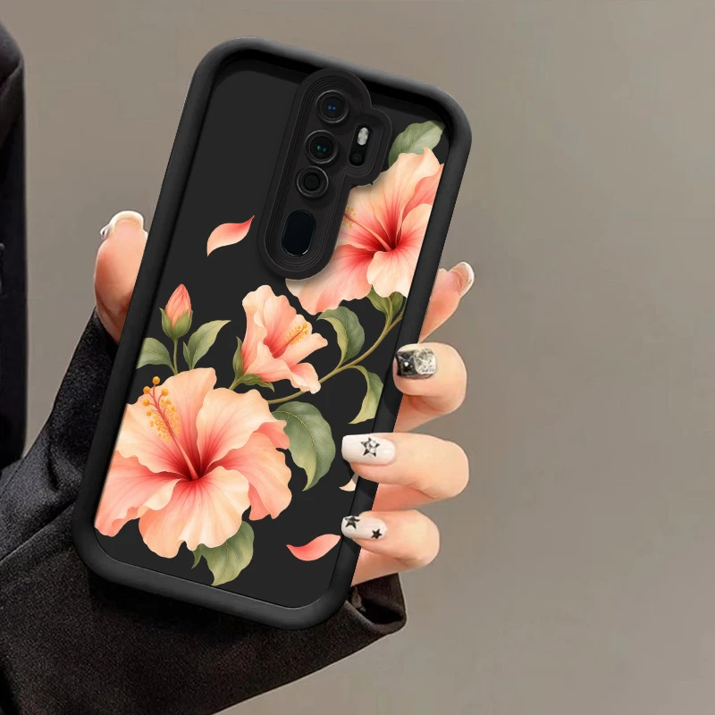 Two Pink Lilies Pattern Case For Moto Edge 60 50 70 Pro Fusion 40 Neo Ultra G Play 2025 2026 2023 Soft Drop Resistant Cover Etui