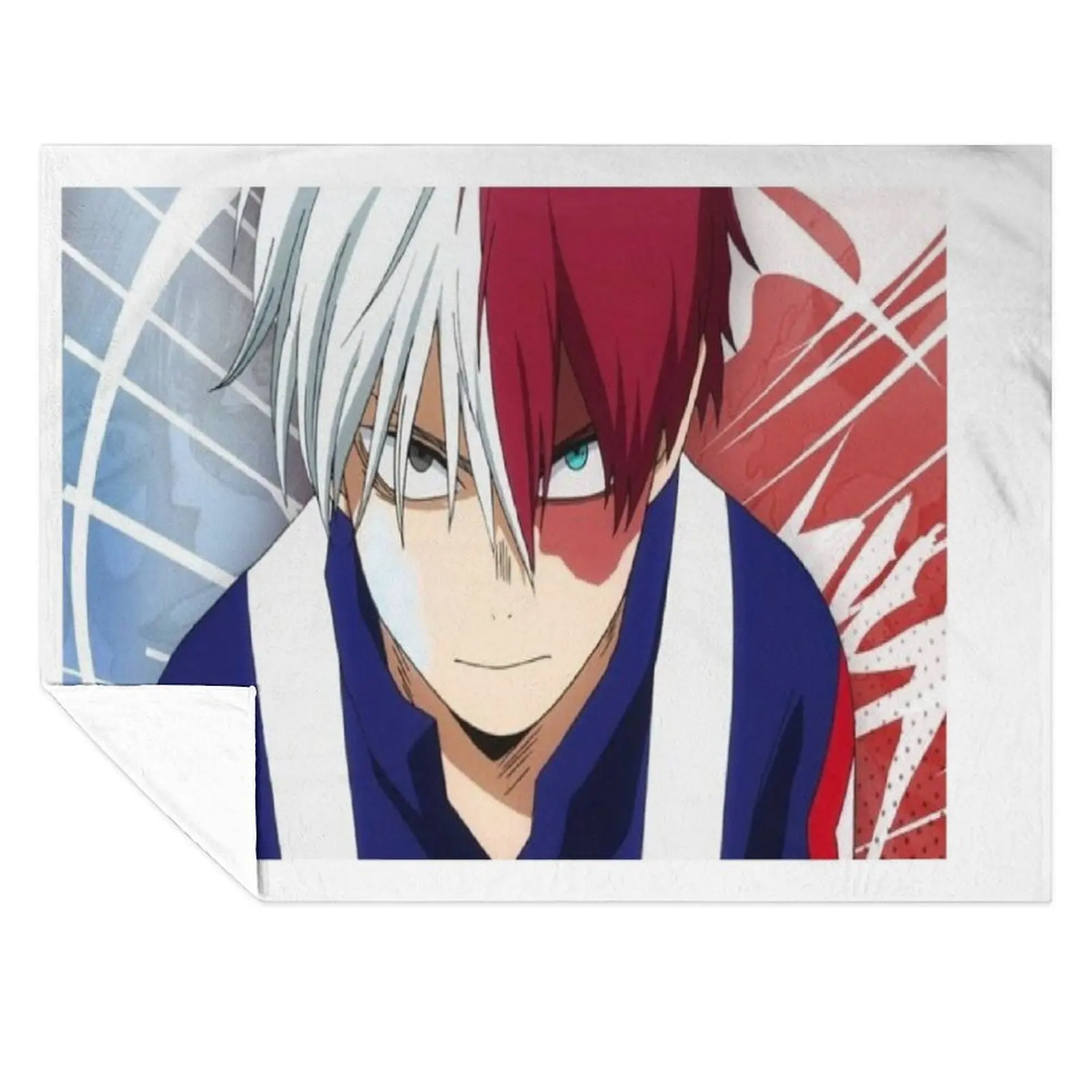 

Shoto todoroki Throw Blanket Polar Blankets For Sofas Blankets Sofas Of Decoration Blankets