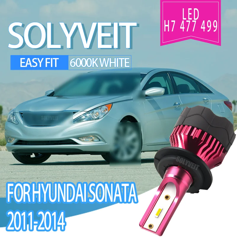 

Durable Safety Focused LED Headlight Combo Extended Warranty 4x H7 477 499 High Low Beam For Hyundai Sonata 2011 2012 2013 2014