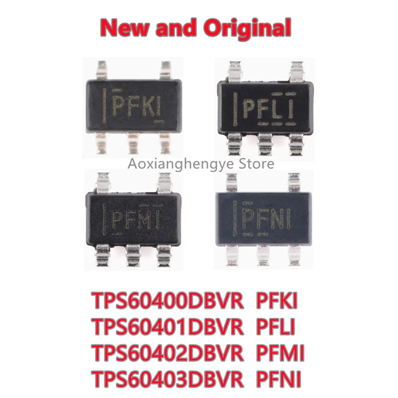 5PCS TPS60400DBVR PFKI TPS60401DBVR PFLI TPS60402DBVR PFMI TPS60403DBVR PFNI 60mA Charge pump voltage inverter