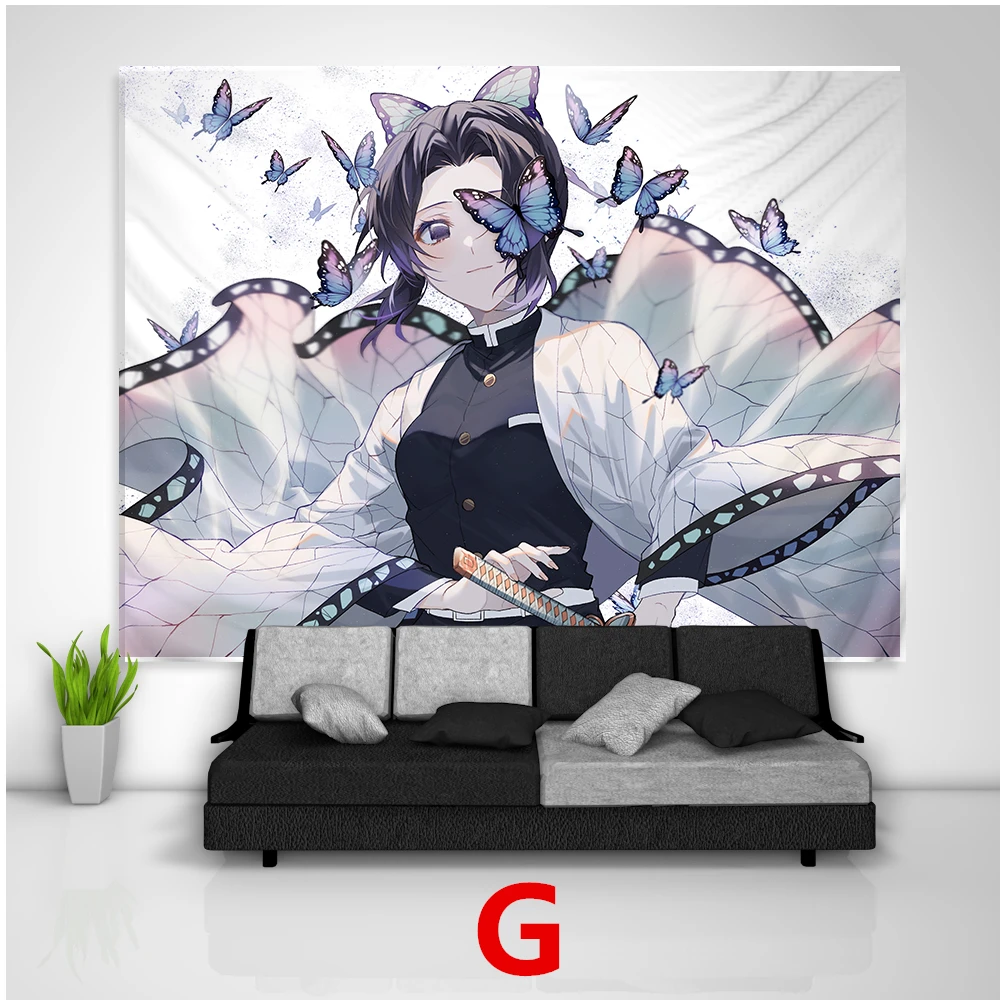 Demon Slayer Canvas Painting Kimetsu No Yaiba Kochou Shinobu Anime Movie Wall Decor Posters Wall Art Bedroom Home Decor Pictures