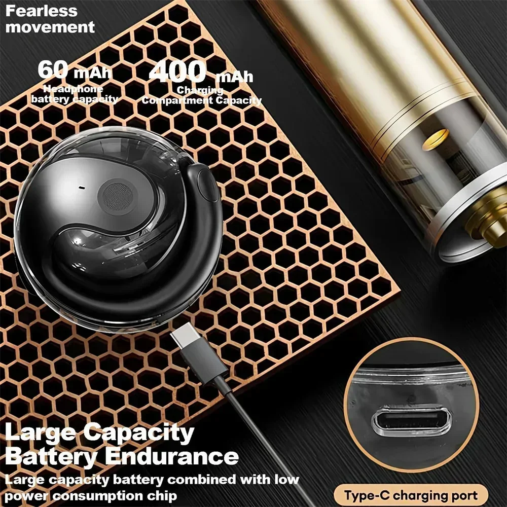 Original BY01 OWS Wireless Bluetooth 5.3 Earphones t26 Long Battery Life Earbuds HIFI Sound quality Headphone Smart HD Call