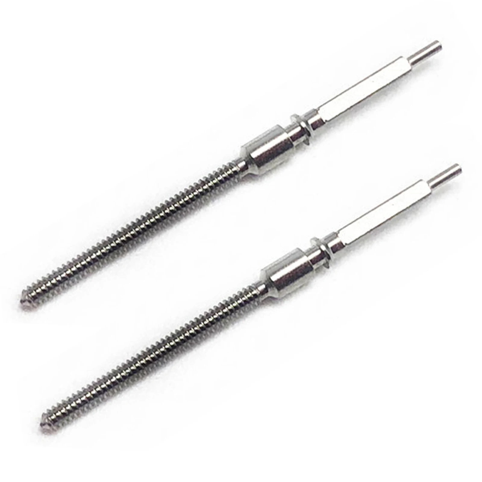 2Pcs Replacement Metal Watch Winding Stem For ETA 7750 7751 Movement Watch Accessories Repair Parts Tools For Watchmakers 0.9mm