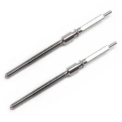 2Pcs Replacement Metal Watch Winding Stem For ETA 7750 7751 Movement Watch Accessories Repair Parts Tools For Watchmakers 0.9mm