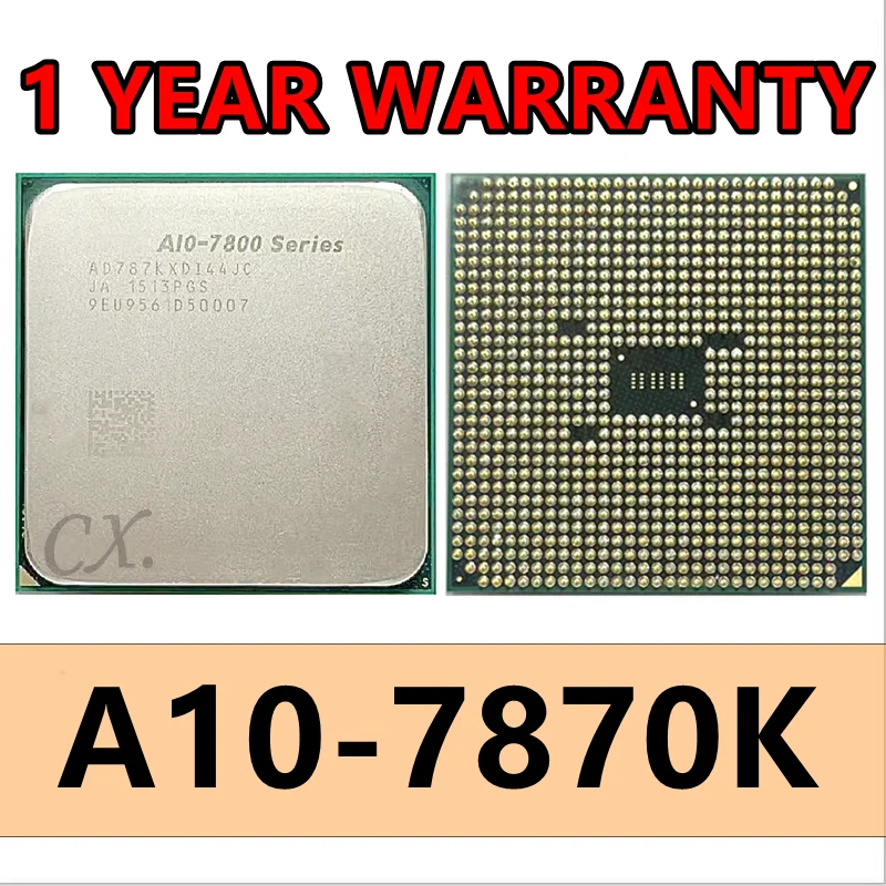 A10 7870K A10 7870 K A10-7870K AD787KXDI44JC 3.9 GHz Quad-Core CPU Processor Socket FM2+