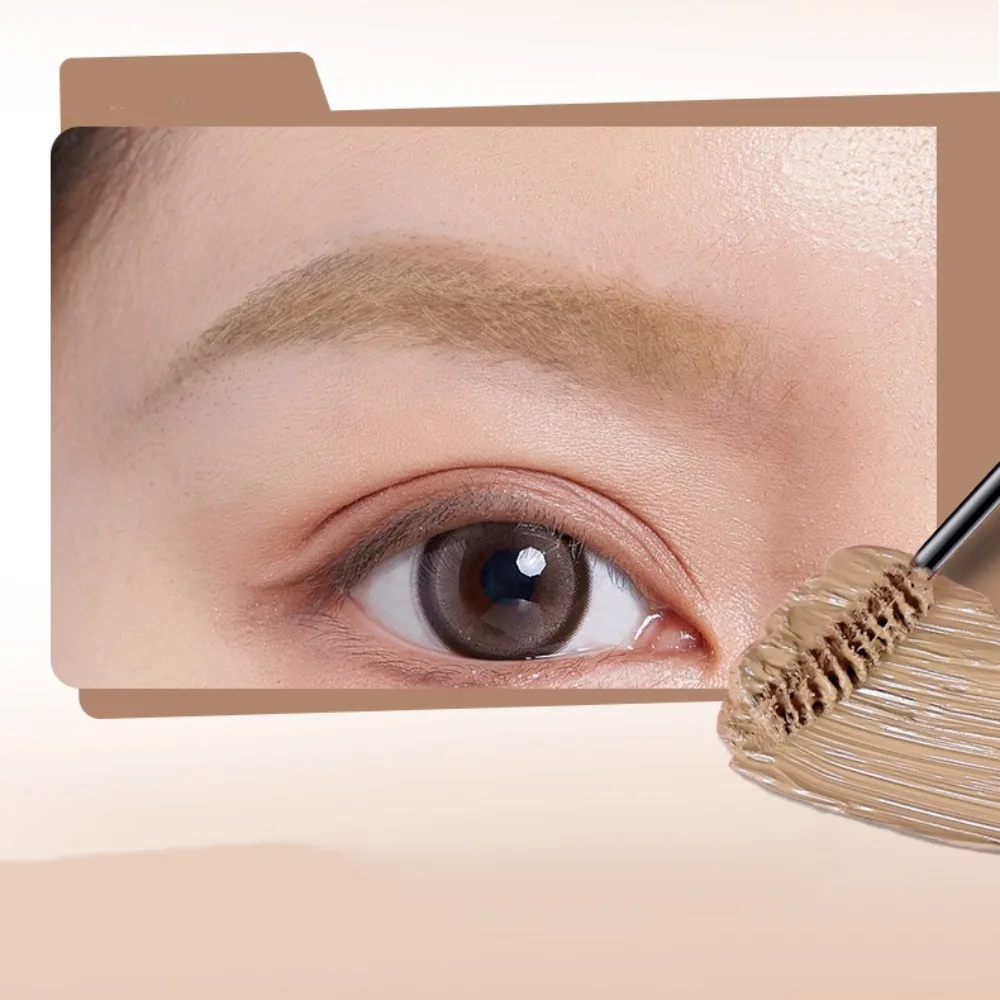 Crema tinta per sopracciglia impermeabile Matita per tintura per sopracciglia liscia a lunga durata Cosmetici in crema per mascara per sopracciglia ad asciugatura rapida