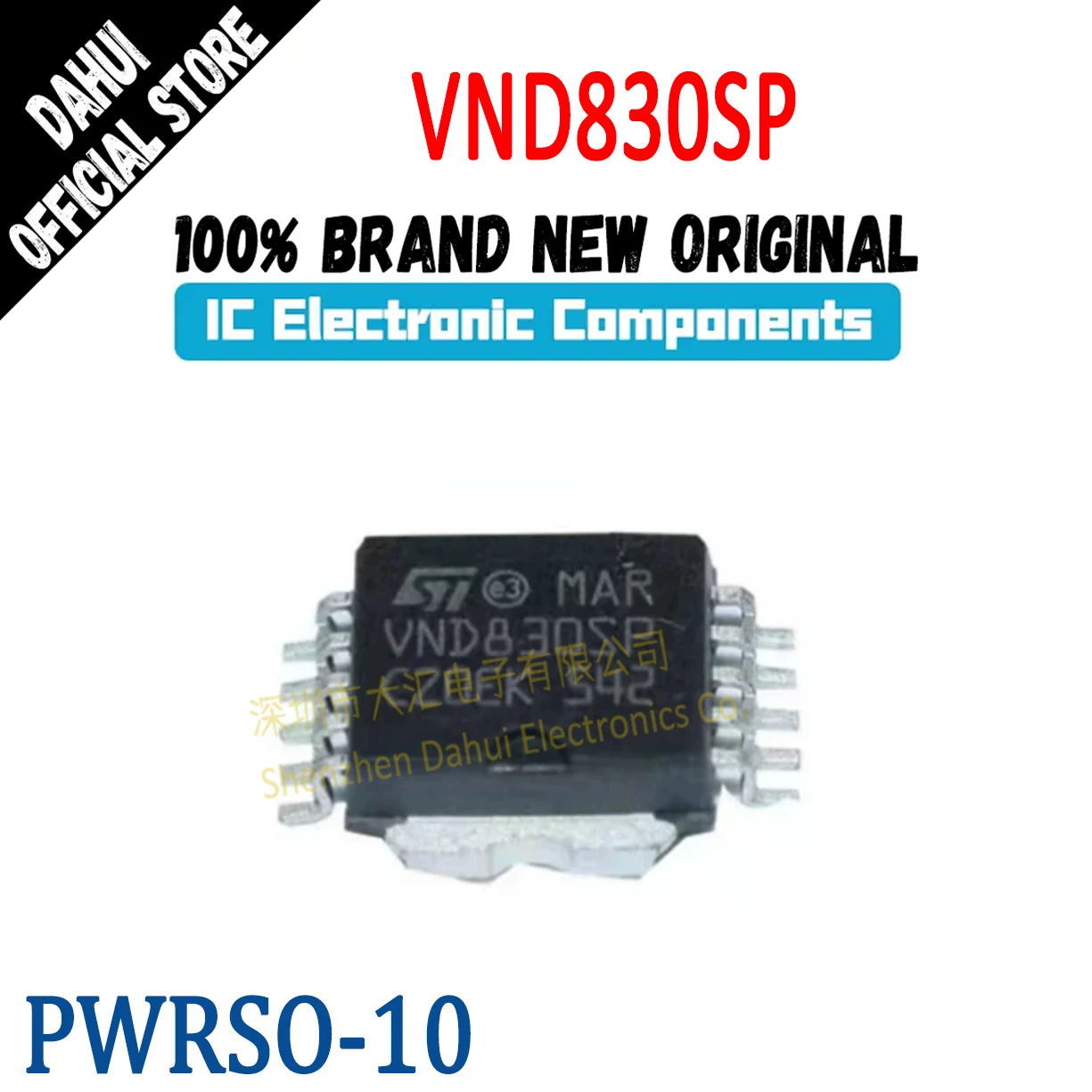 

Quality Brand New VND830SP VND830 VND IC Chip PWRSO-10 Automotive Computer Board Drive Chip