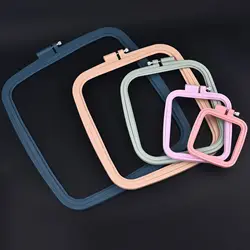 7-25cm Embroidery Hoops Square Cross Stitch Rack Embroidery Hoop Rings For DIY Cross Stitch Needle Craft Tool Sewing Craft Tools