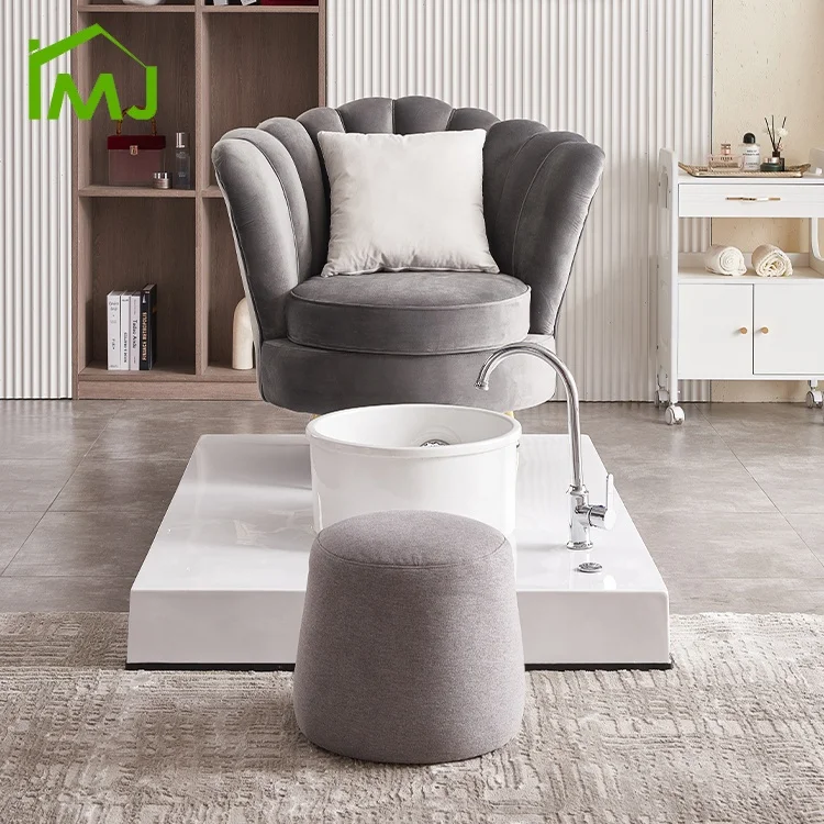 Factory Custom Salon Whirlpool Discharge Pump Foot Bath Chair Nail Spa Pedicure Chair