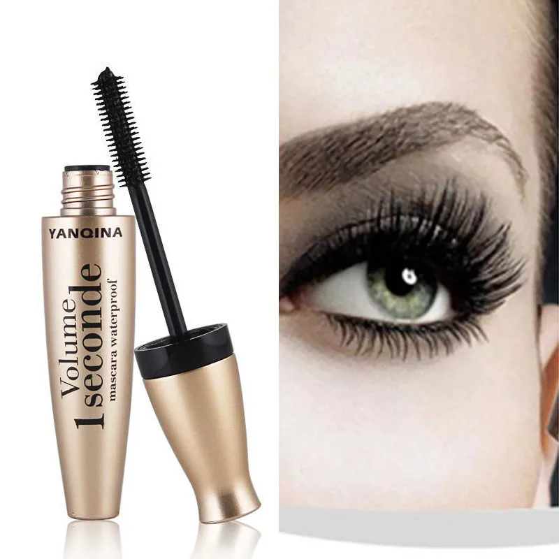 Black Mascara Lengthen Eyelashes Extra Volume Waterproof Natural Lashes Mascara Female Professional Makeup Eyes Makeup Cosmetics