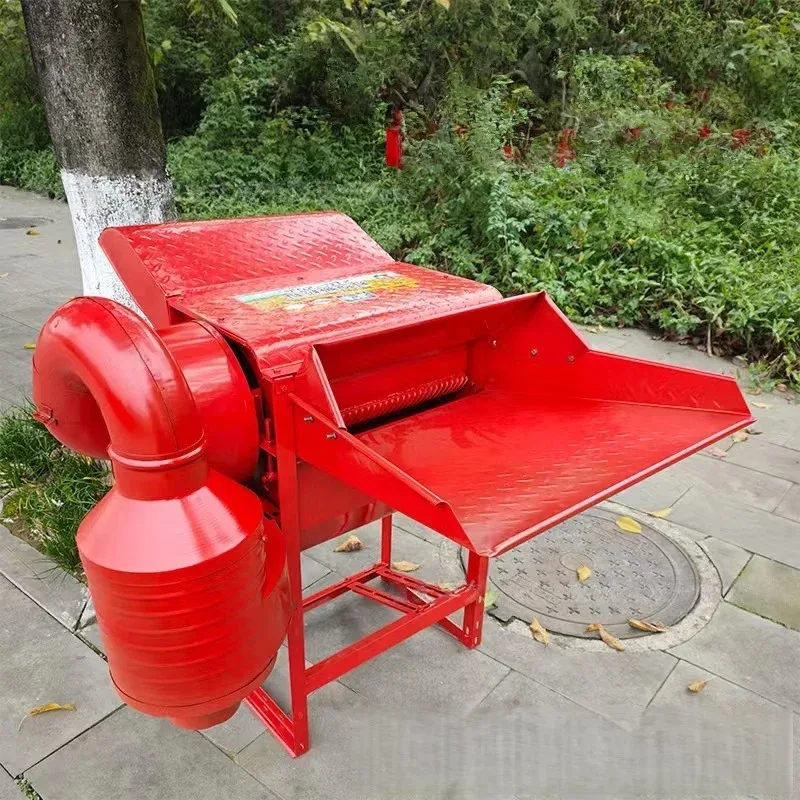 High Efficiency 50 Multi-Function Thresher Machine New Core Engine Components Peanut Sheller Rice Wheat Soybean Rapeseed Farm