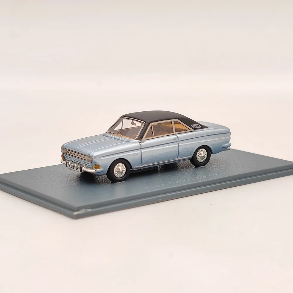 NEO SCALE MODELS 1/87 for Ford Taunus P6 Coupe Resin Car Limited Collection Gifts Blue