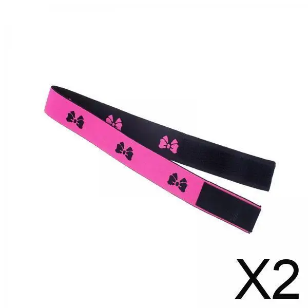 

2xWig Elastic Band Preventing Frontal Hair Lay Down Wig Band Edge Laying Band