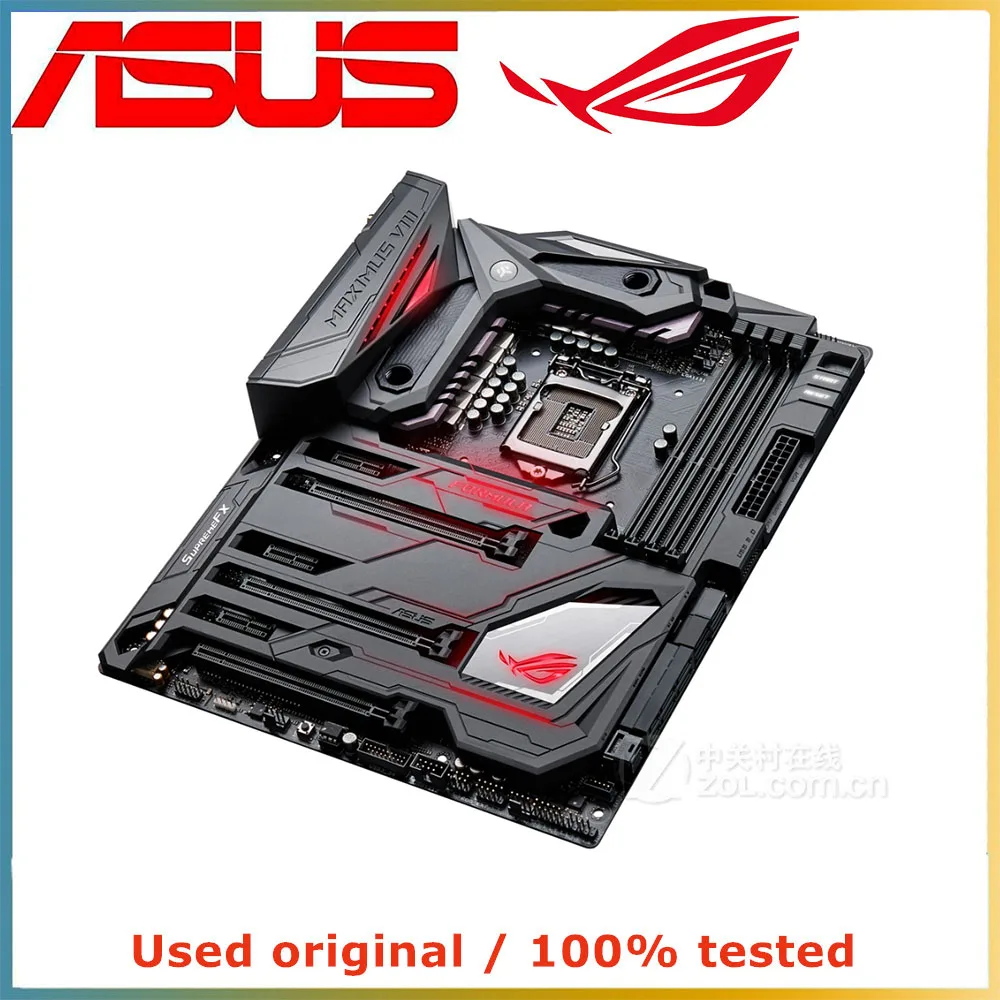 For ASUS ROG MAXIMUS VIII FORMULA Motherboard Support I7-7700K 6700K I5-7600 6500 I3-7320 6300 LGA1151 4xDDR4 M.2 Z170 Mainboard