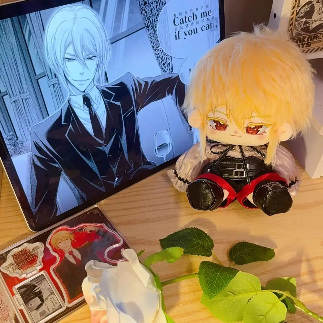 Muñeco de algodón de Anime MORIARTY THE PATRIOT William James con cuerpo, juguete de peluche suave para regalo de seguidores