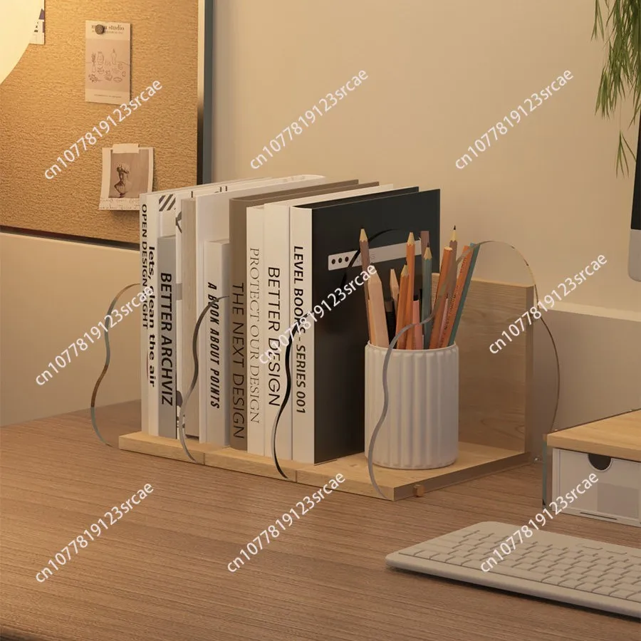 Simple Cloud Bookshelf Desktop File Storage Desktop Shelf Book Sundries File Shelf Storage Shelf