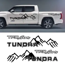 Pickup Body Side Stickers For Toyota Tundra TRD SR SR5 Limited Platinum Truck Door Vinyl Decor Decal Car Cover Auto Accessories