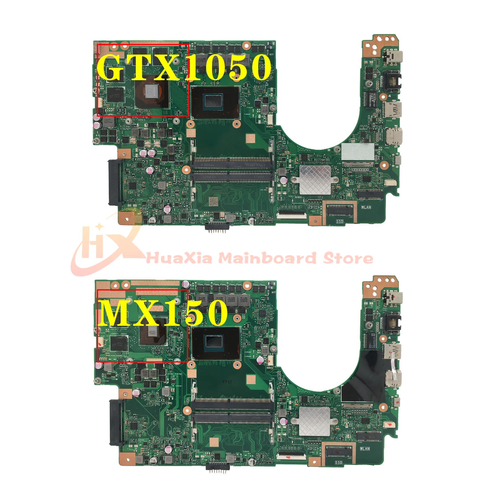 Imagem -03 - Mainboard para Asus Vivobook X580v Pro 15 N580v Nx580v Fx580v M580v X580vd X580vn Laptop Motherboard i5 i7 7th Gen Gtx1050 Mx150