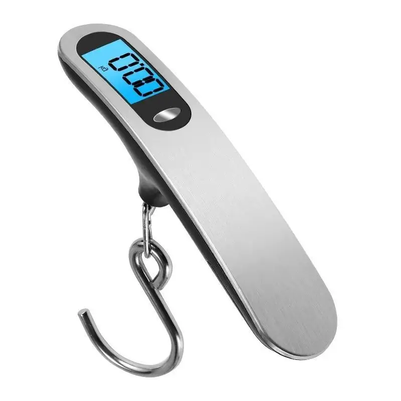 

20pcs Stainless Steel Luggage Portable Electronic Scale 50kg Electronic Express Fishing Scale Package Scale