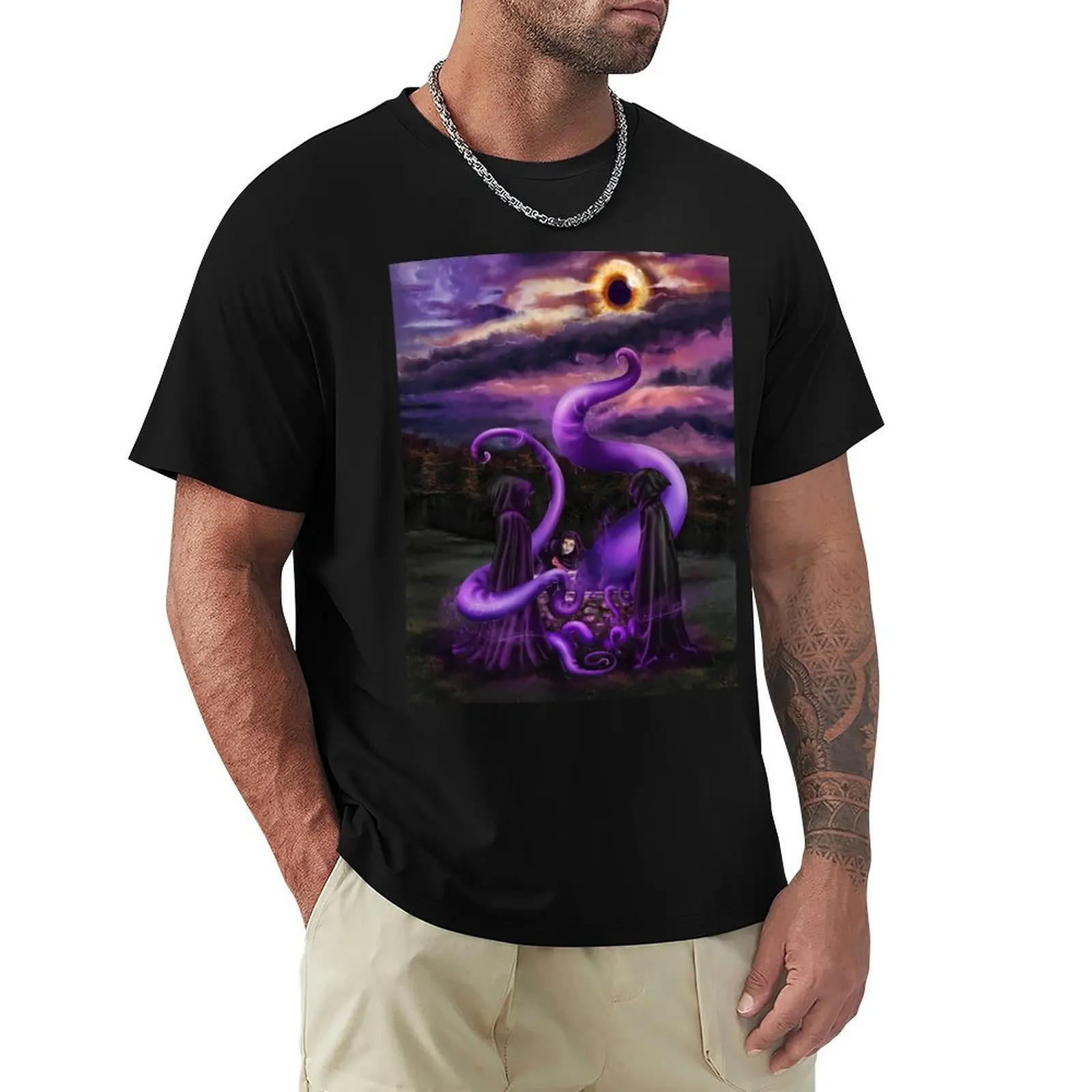 

Calling Of The Great One T-Shirt Basic Comfort Fit T-Shirt for Men