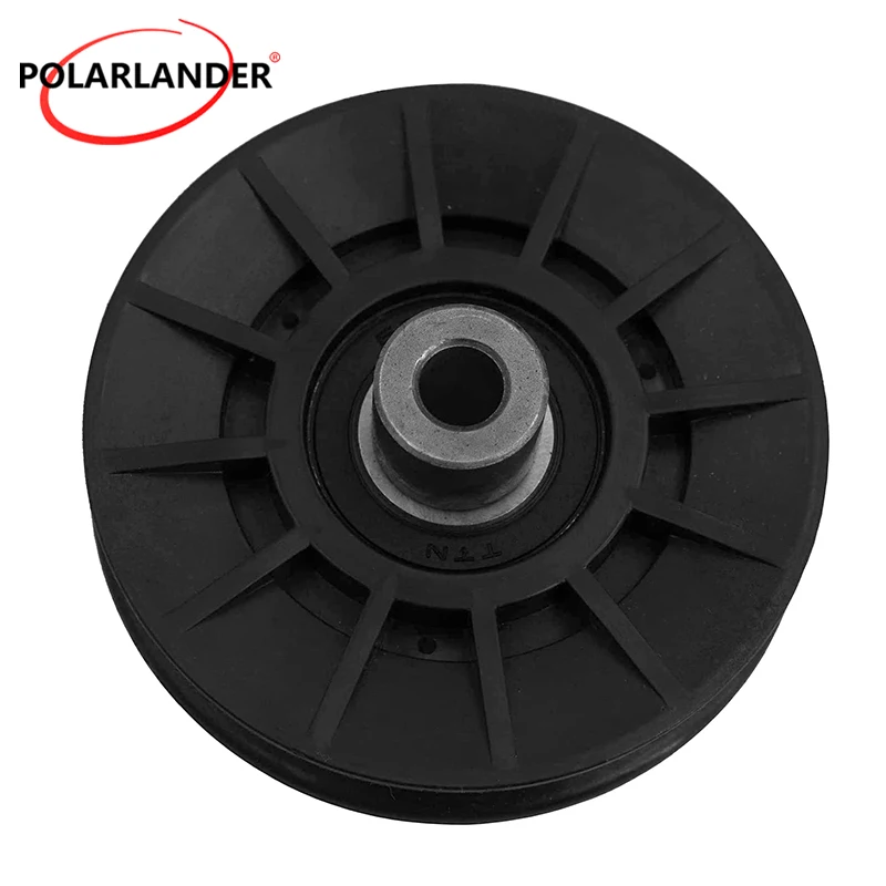 PolarLander  Lawn Mower Accessories for Vehicles ​532194327, 194327 Flat Idler Pulley for Husqvarna, Craftsman