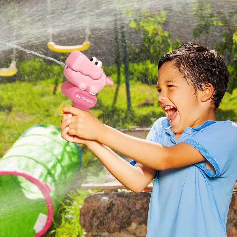 Wasser Soaker Spielzeug Cartoon Dinosaurier Hinterhof Strand Wasser Spritzen Interaktive Schwimmen Spiele Draußen Für Kleinkind 3-12