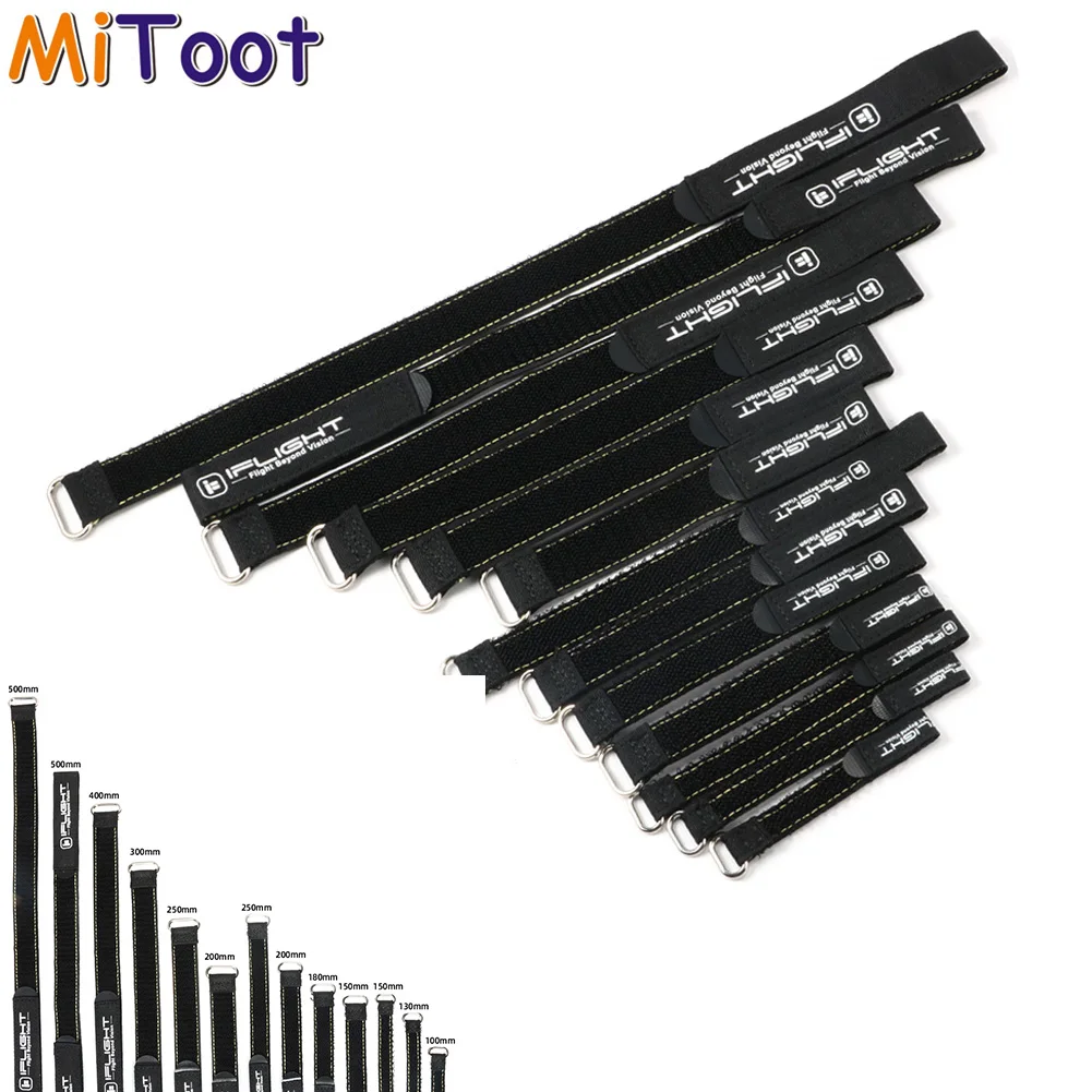 New 5PCS IFlight Magic Sticker Tape Nylon Lipo Battery Strap Belt Reusable Cable Tie Wrap for FPV RC Battery