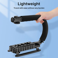 Camera Stabilizer Bracket C-Shape Handheld SLR Portable DV Camera Handle Grip Mount For DSLR Nikon Sony Camera