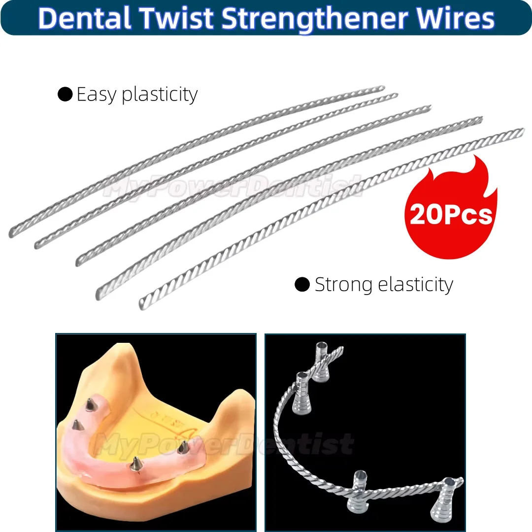 

20 шт., стоматологические поворотные провода для укрепления Im Plant, длина 4 дюйма, аналогичные грунты