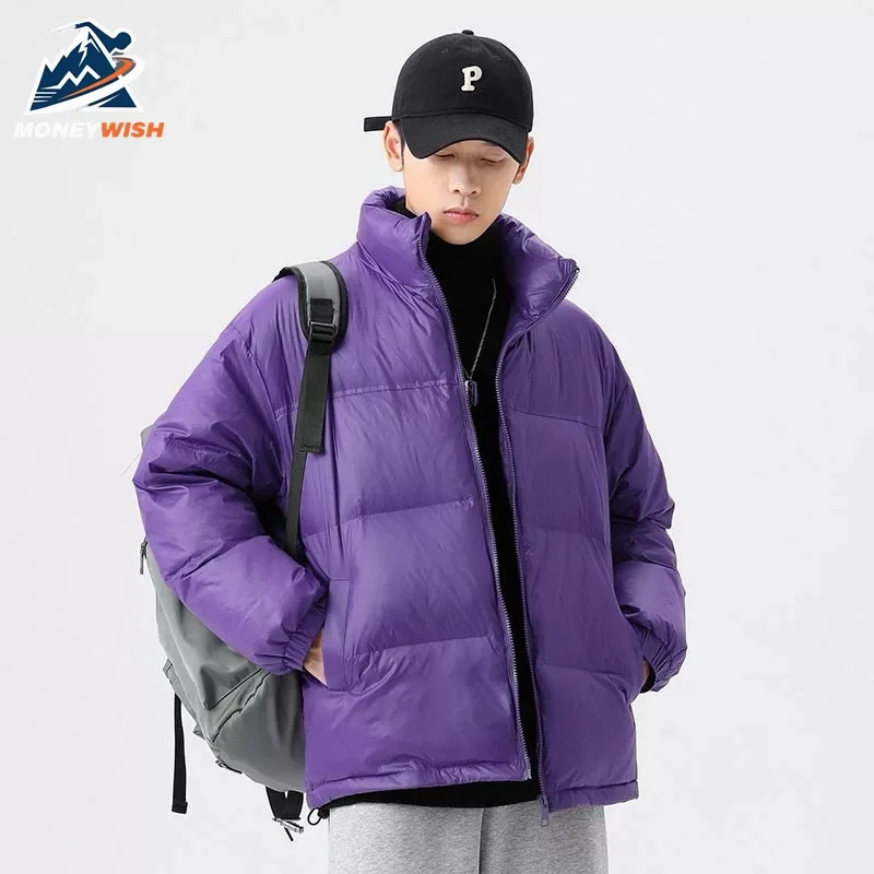 MONEYWISH الرجال أسفل سترة 2025 جديد الدوبامين 90% الأبيض بطة أسفل سميكة مكافحة الباردة معطف دافئ في الهواء الطلق سترة شتوية غير رسمية #1