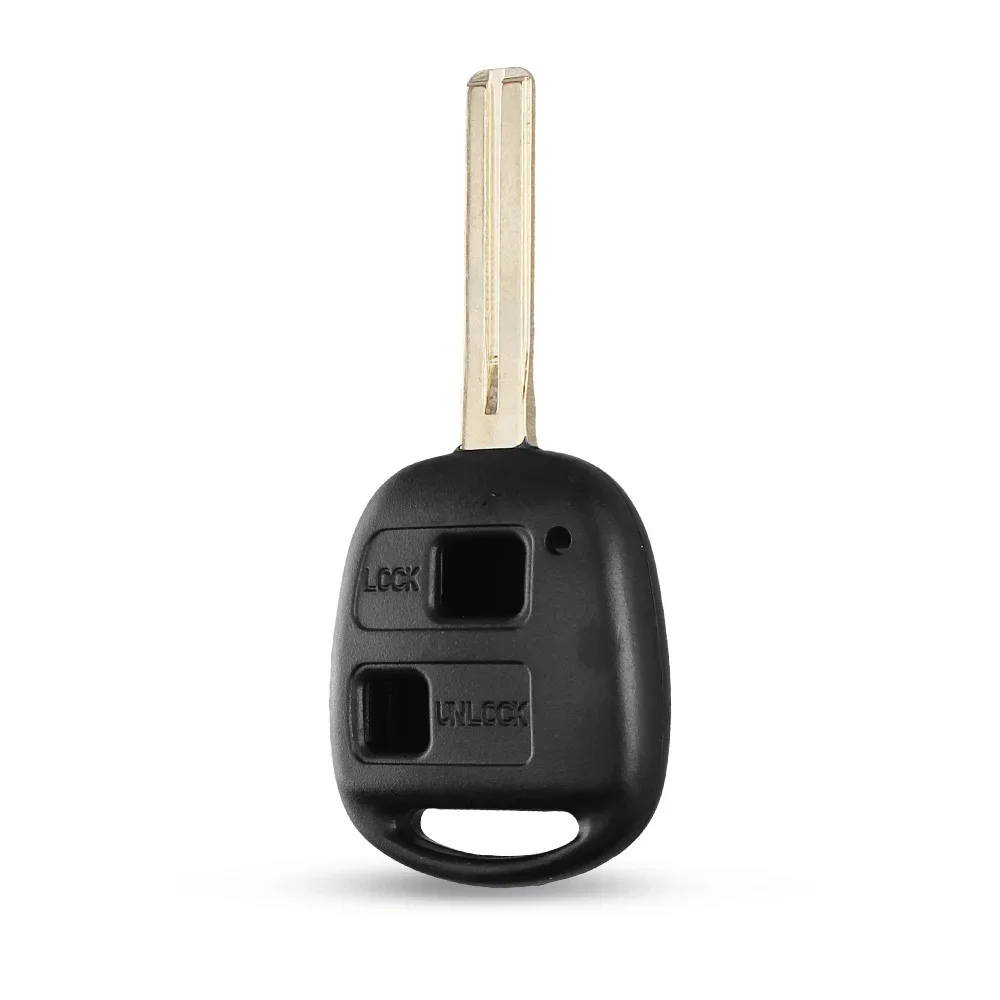 KEYYOU-carcasa de repuesto de 2/3 botones para llave de coche, carcasa remota para Lexus, Toyota, CAMRY, RAV4, Corolla, PRADO, YARIS, TOY48