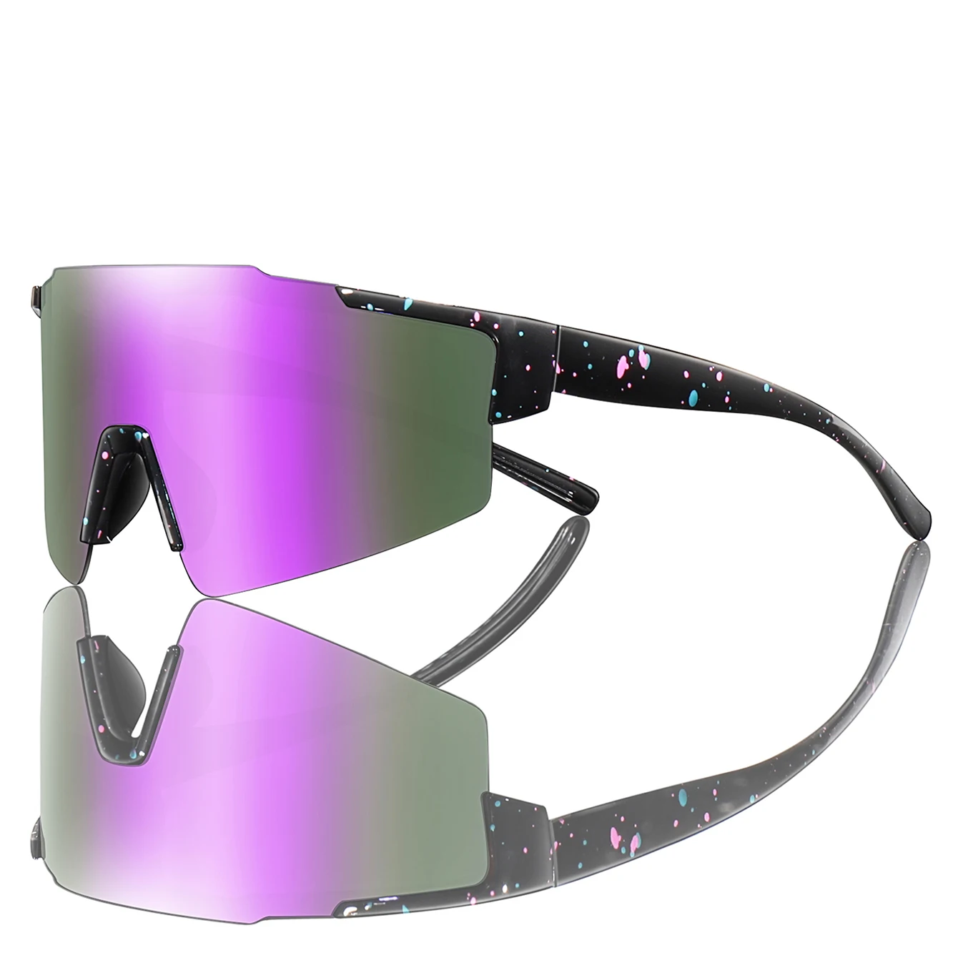 AliExpress NONE LOISRUBY Brand Motorcycle Sunglasses Sports Bike Glasses Men Women Cycling Mtb Bicycle Eyewear Large Windproof Eyewear UV400