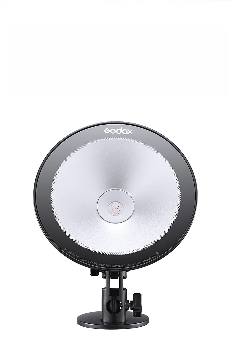 Godox Color Atmosphere LED ضوء ناعم Godox CL10 RGB LED للبث المباشر على YouTube TikTok Gaming Photography Studio