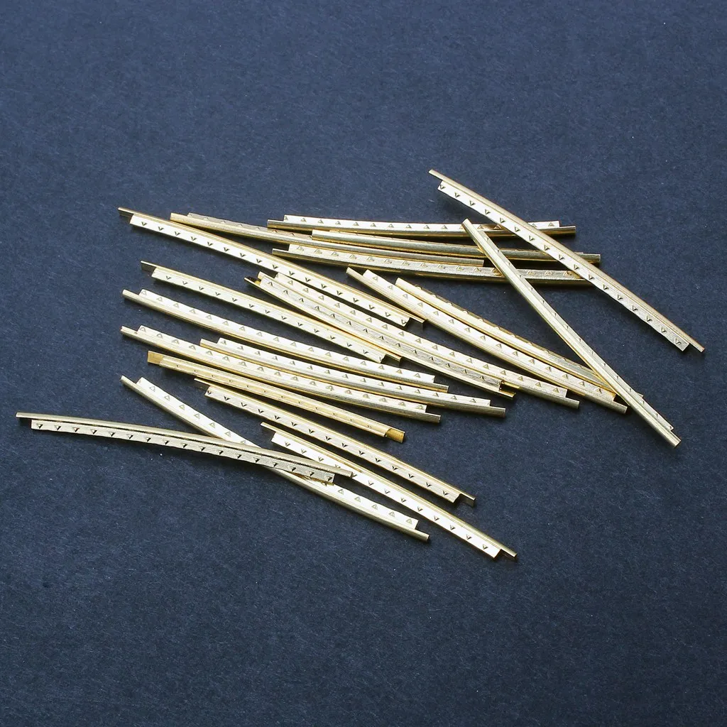 20Pcs/ Set Classical Acoustic Guitar Fret Wire Copper 20 Fingerboard Frets 2.0mm for Acoustic Guitar Parts