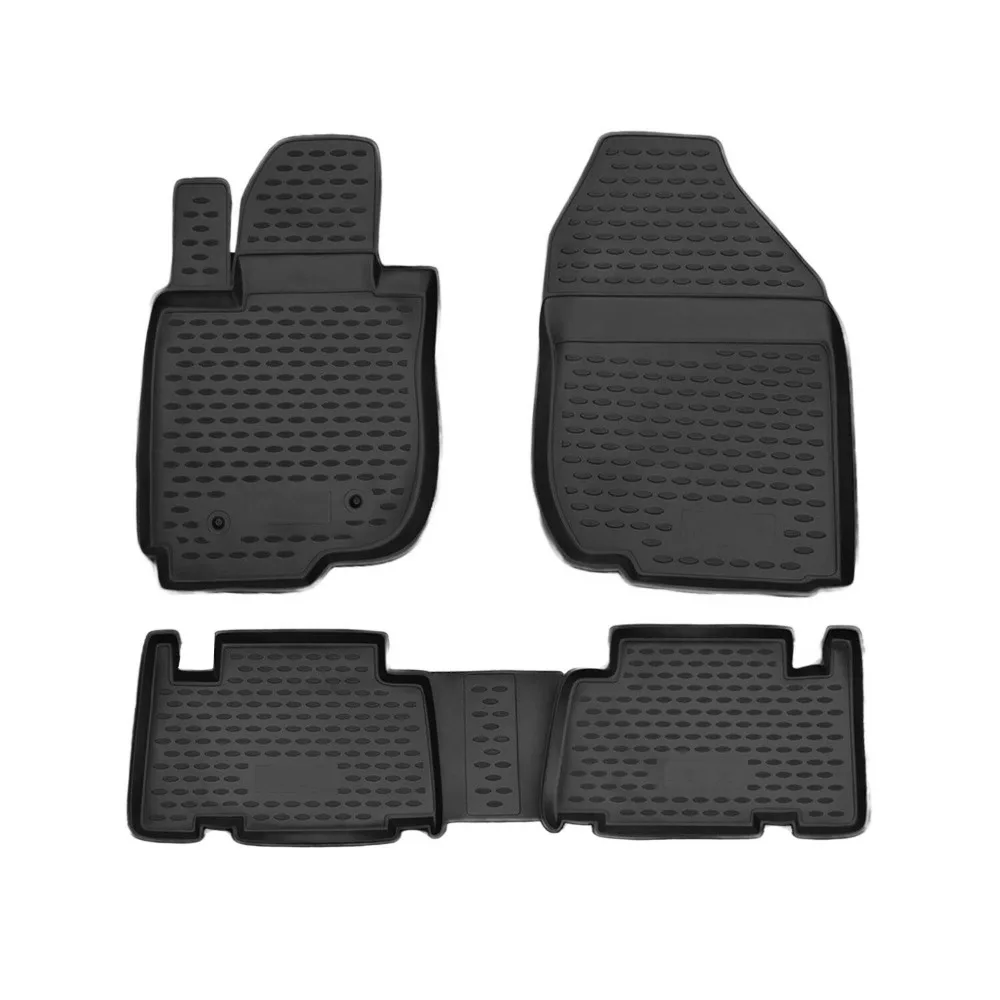 

Floor Mats Liner for Toyota RAV4 2006-2012 Black TPE All-Weather 4 Pcs United States