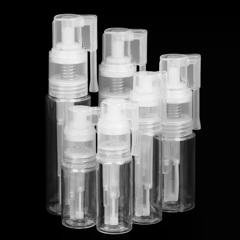1pc High Quality 14/18/25/35/50/60ml Duster Spray Plastic Powder Atomizer Bottle Bottle Travel Sprayer Emulsion Spray